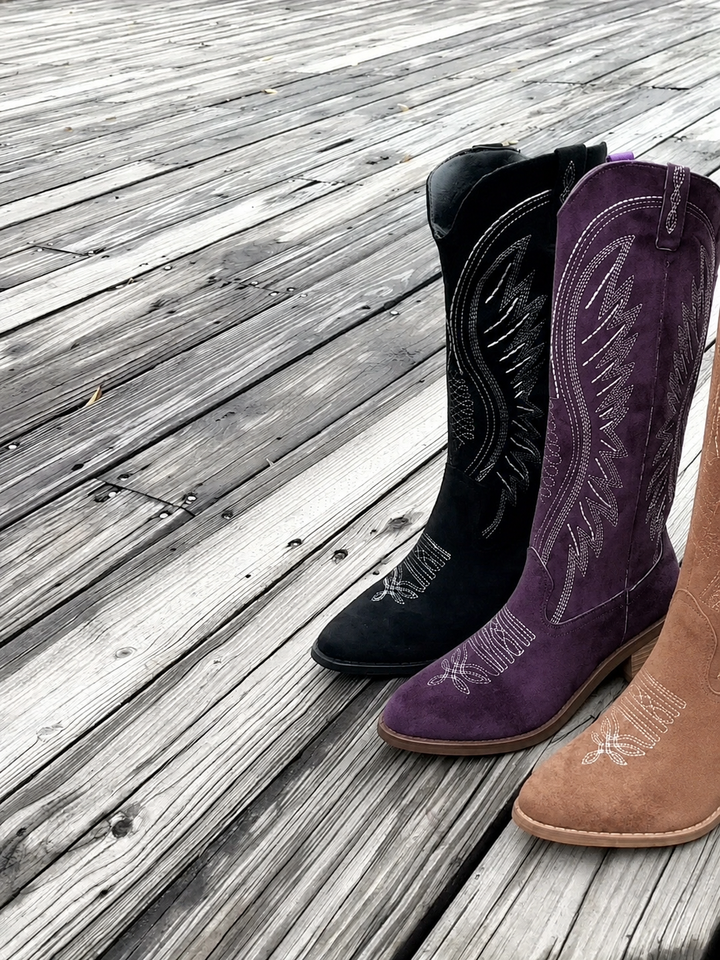 Claire | Cowboy-Wildlederstiefel für Damen - image 9